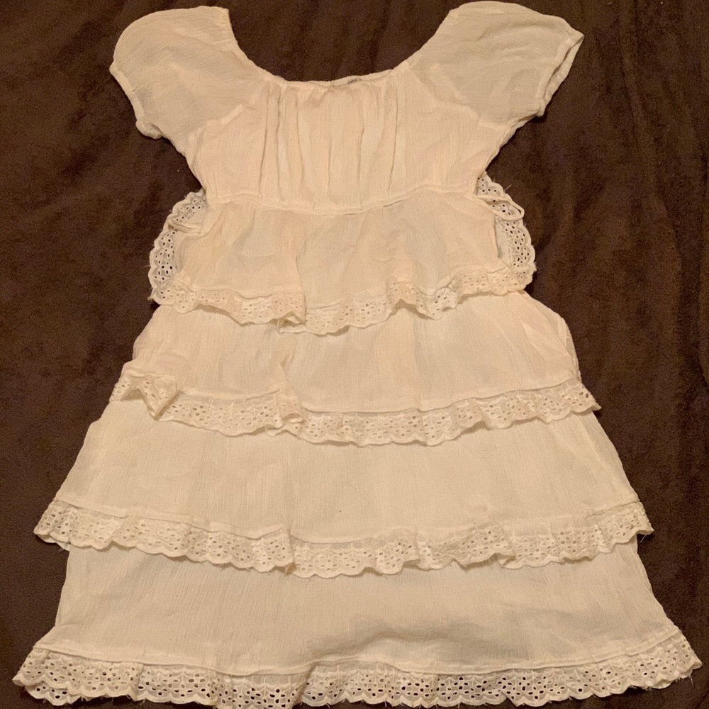 White off the shoulder dress